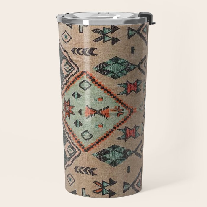 Moroccan Berber Traditional Rug Design Travel Mug Gallery Image 2