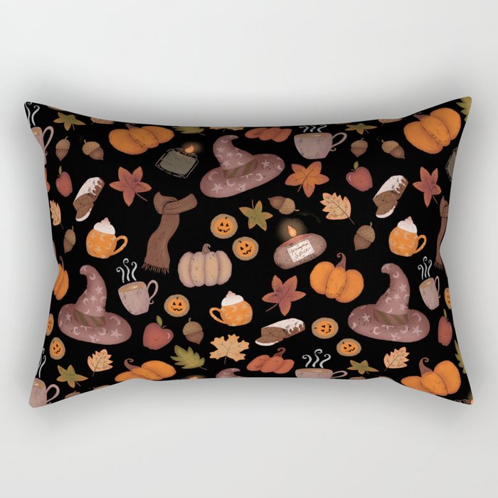 Cozy Halloween Rectangular Pillow Gallery Image 2