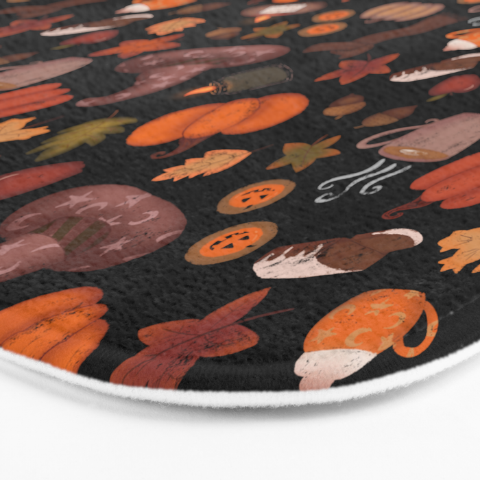 Cozy Halloween Bath Mat Gallery Image 3