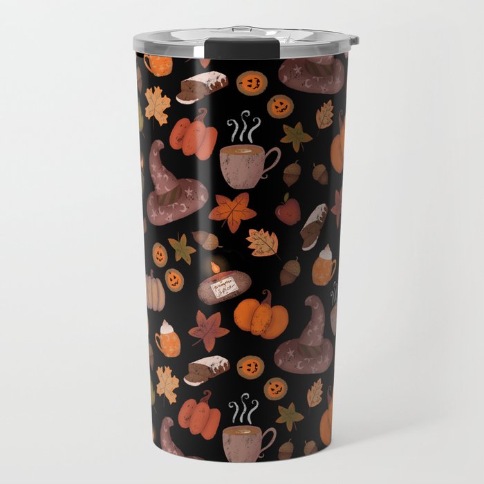 Cozy Halloween Travel Mug Gallery Image 1