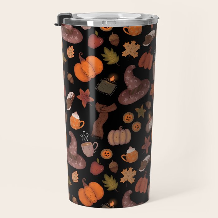 Cozy Halloween Travel Mug Gallery Image 3