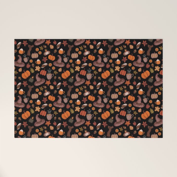 Cozy Halloween Welcome Mat Gallery Image 1