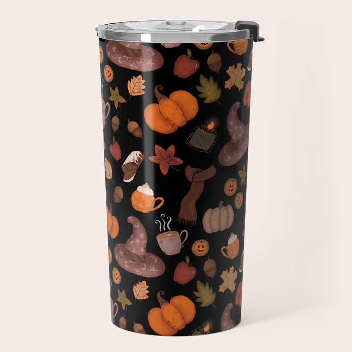 Cozy Halloween Travel Mug Gallery Image 2