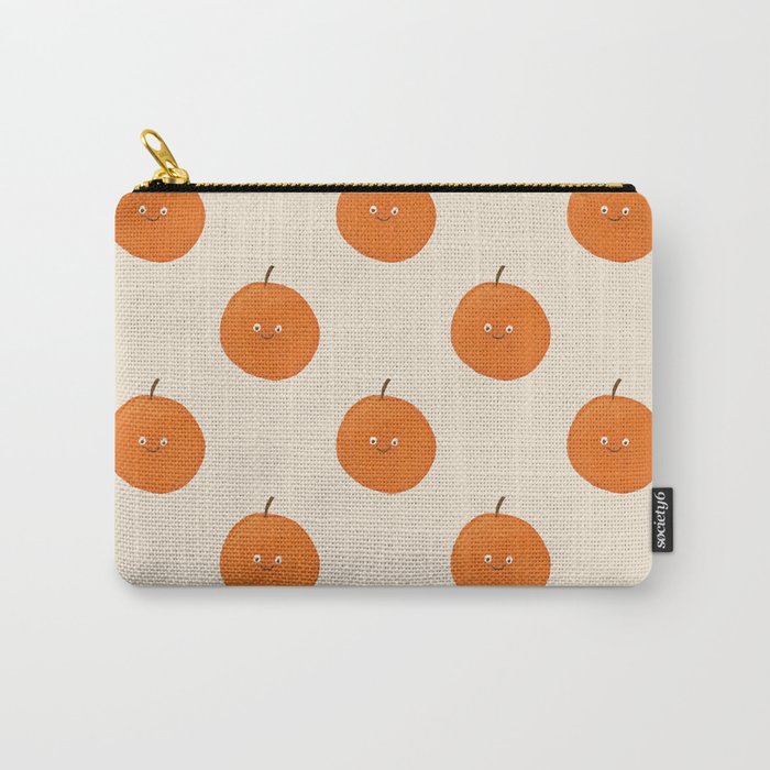 Kawaii Orange Carry All Pouch Gallery Image 1