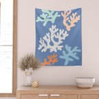 Coral Reef fragments Wall Tapestry Gallery Image 2