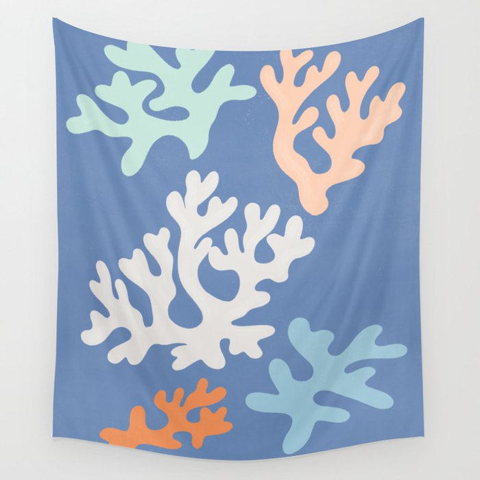 Coral Reef fragments Wall Tapestry Gallery Image 4