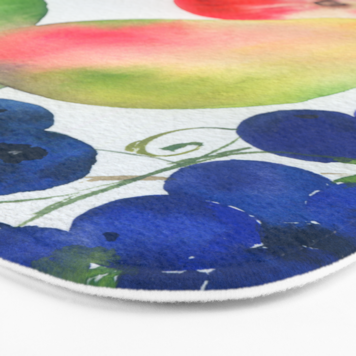 rainbow fruits Bath Mat Gallery Image 3