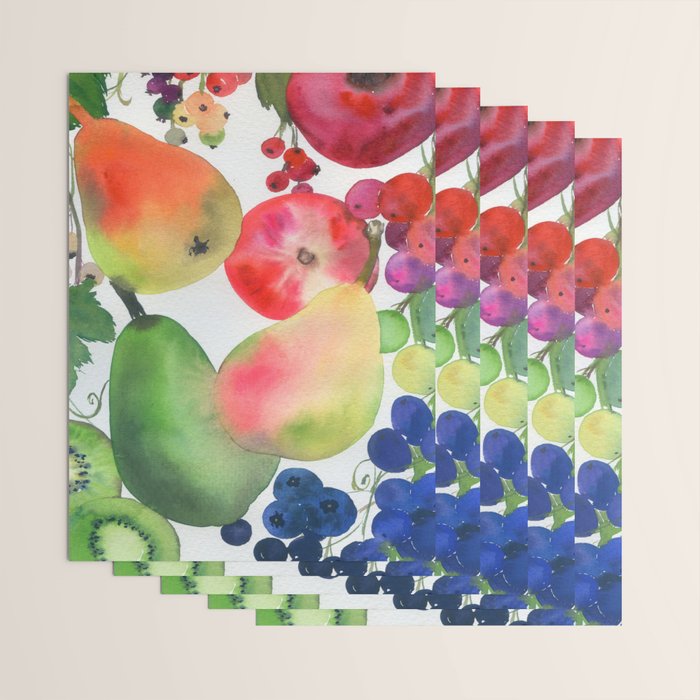 rainbow fruits Wrapping Paper Gallery Image 3