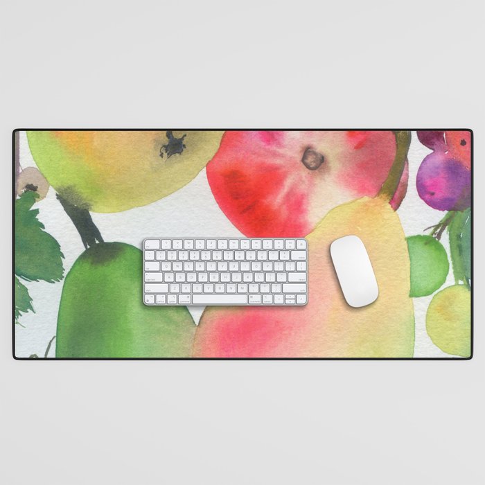 rainbow fruits Desk Mat Gallery Image 1