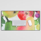 rainbow fruits Desk Mat Gallery Image 1