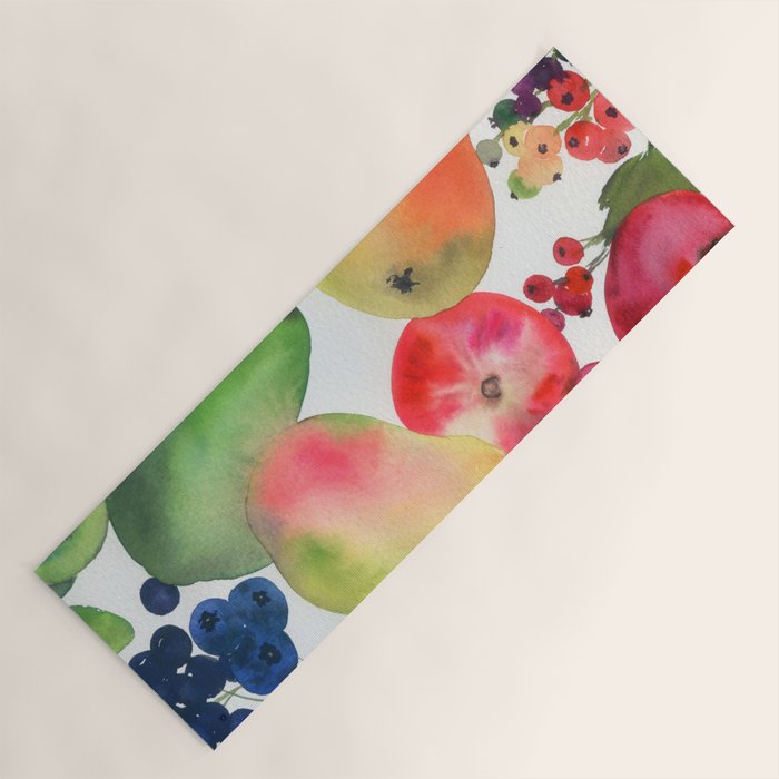 rainbow fruits Yoga Mat Gallery Image 1