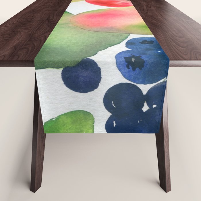 rainbow fruits Table Runner Gallery Image 1