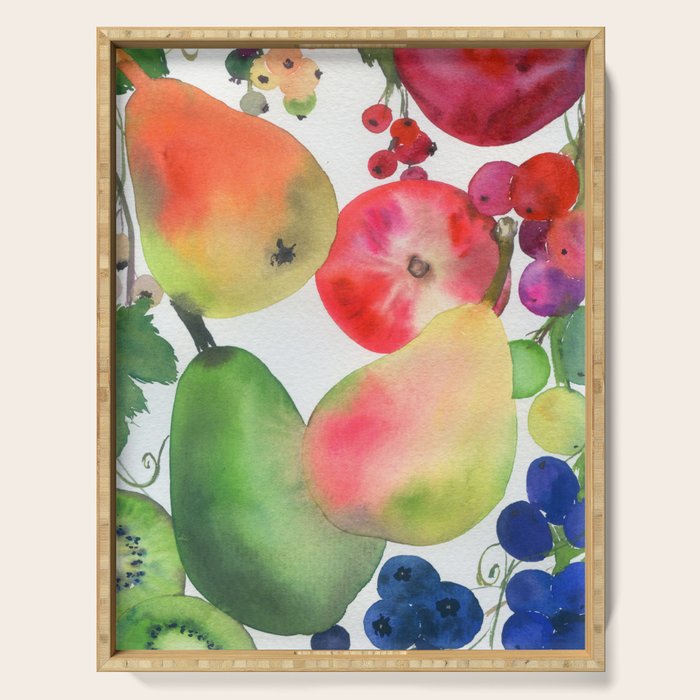 rainbow fruits Serving Tray Gallery Image 1
