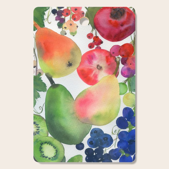rainbow fruits Cutting Board Gallery Image 1