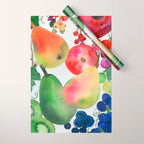 rainbow fruits Wrapping Paper Gallery Image 1