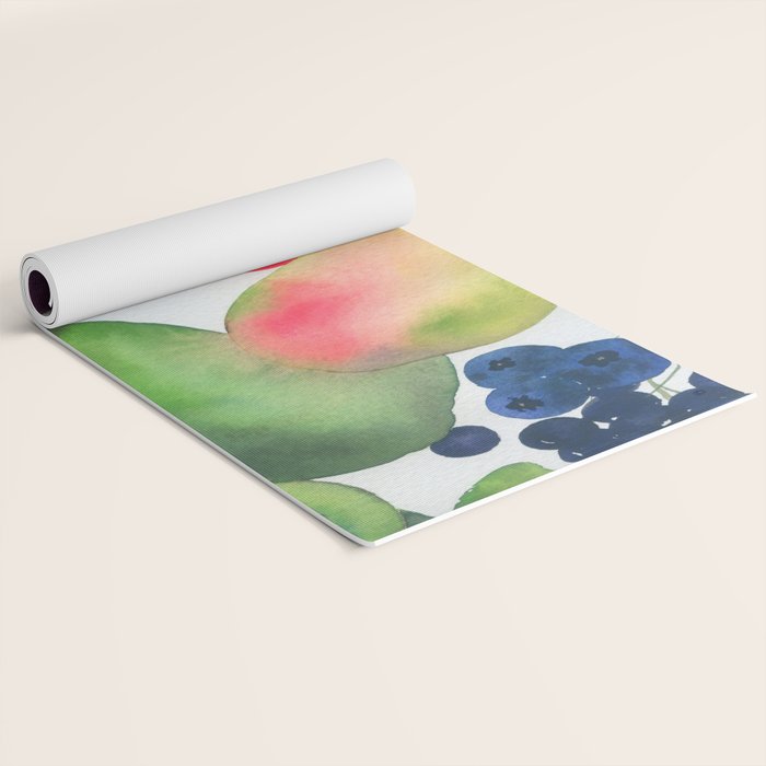 rainbow fruits Yoga Mat Gallery Image 2
