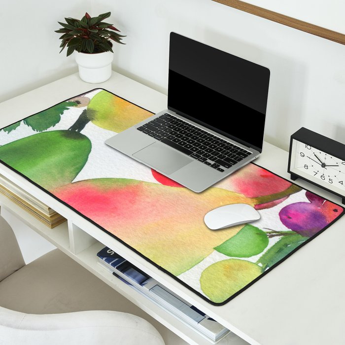 rainbow fruits Desk Mat Gallery Image 2