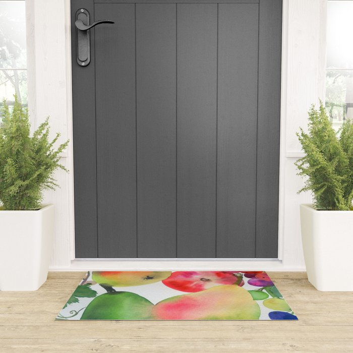 rainbow fruits Welcome Mat Gallery Image 3