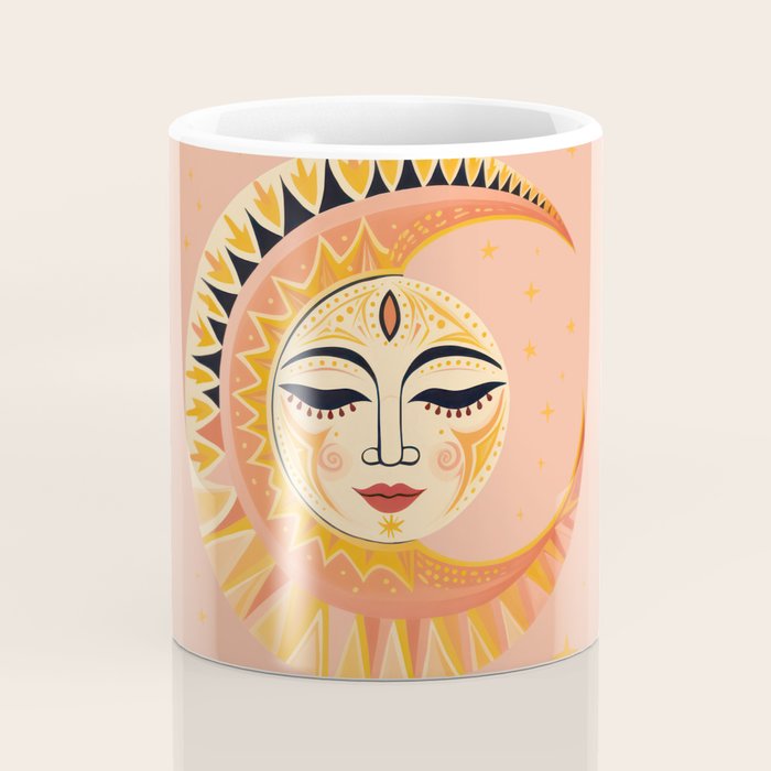 Magic Moon Celestial Spirit Coffee Mug Gallery Image 4