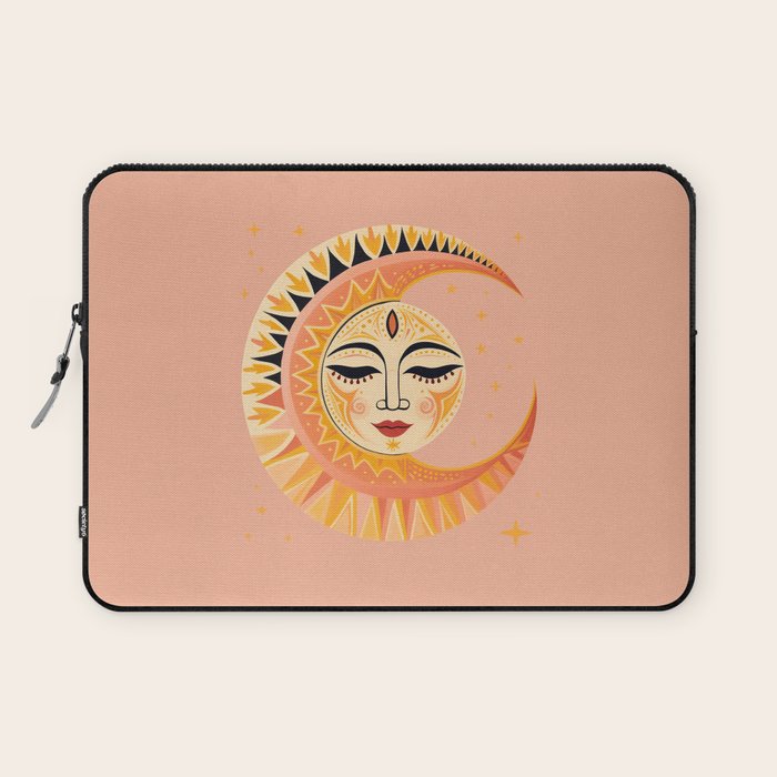 Magic Moon Celestial Spirit Laptop Sleeve Gallery Image 1