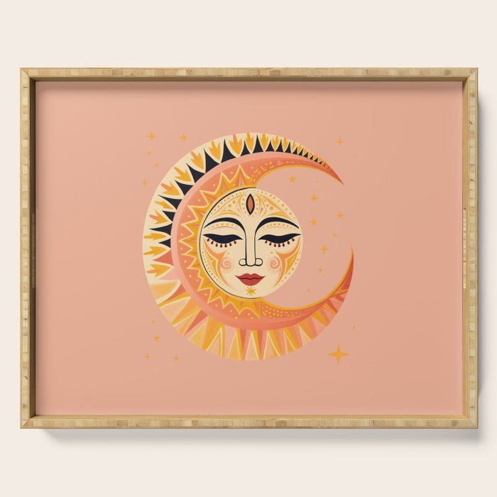 Magic Moon Celestial Spirit Serving Tray Gallery Image 1
