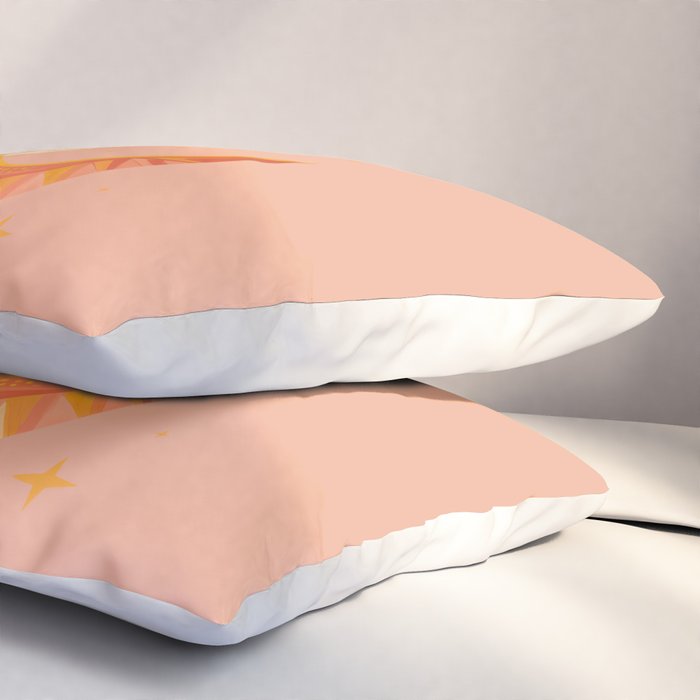 Magic Moon Celestial Spirit Pillow Sham Gallery Image 3
