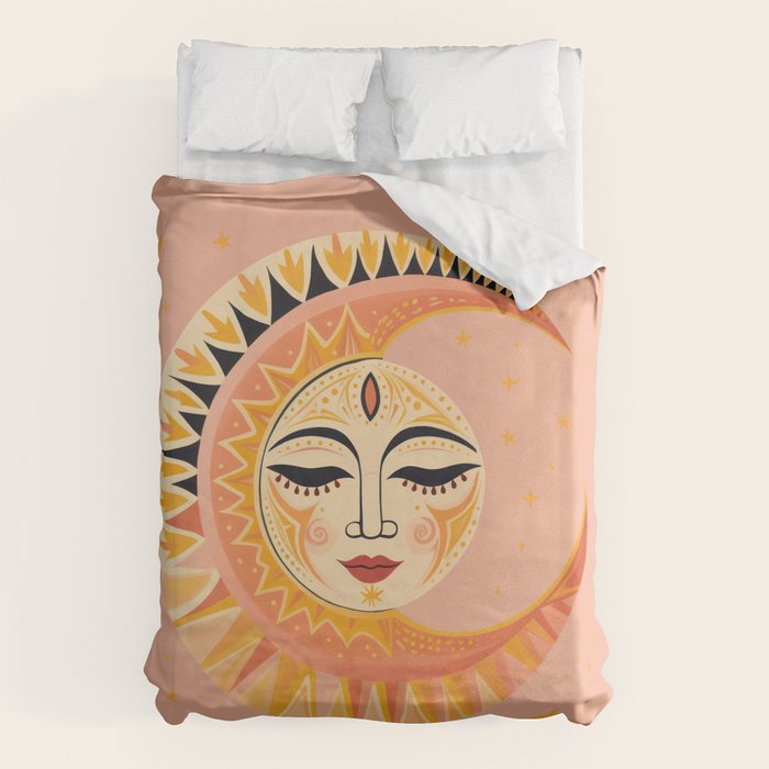 Magic Moon Celestial Spirit Duvet Cover Gallery Image 1