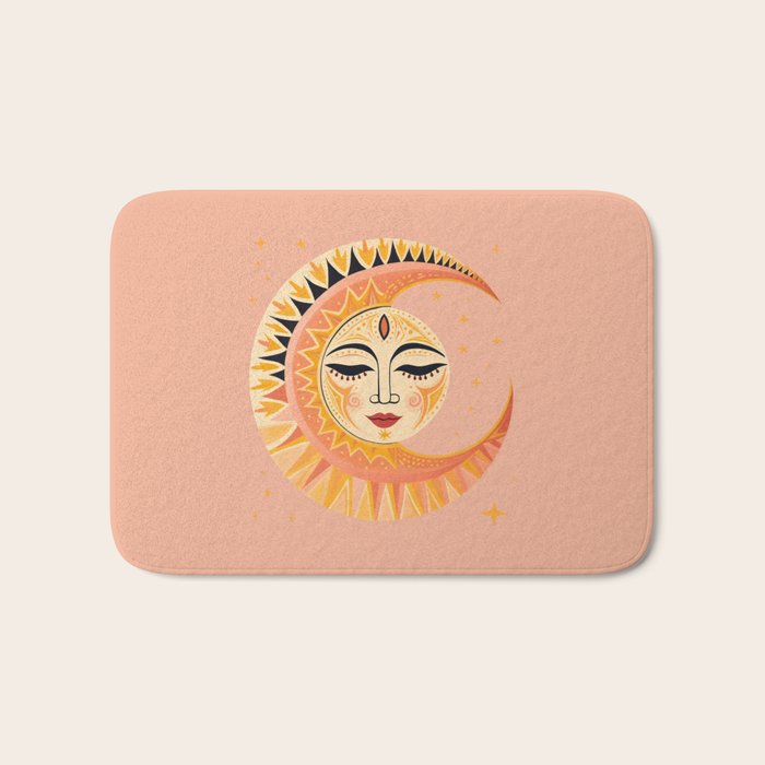 Magic Moon Celestial Spirit Bath Mat Gallery Image 1