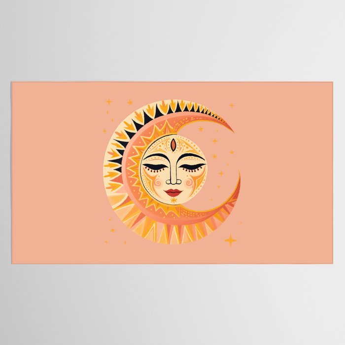 Magic Moon Celestial Spirit Tablecloth Gallery Image 2