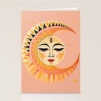Magic Moon Celestial Spirit Stationery Card Gallery Image 2