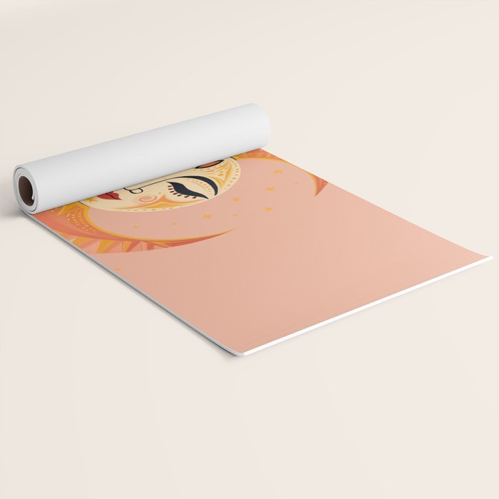 Magic Moon Celestial Spirit Yoga Mat Gallery Image 2