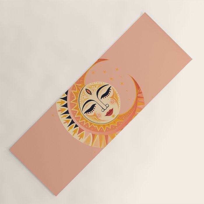 Magic Moon Celestial Spirit Yoga Mat Gallery Image 1