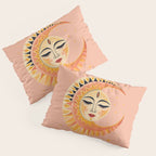 Magic Moon Celestial Spirit Pillow Sham Gallery Image 3