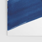 Indigo Abstract Brush Strokes | No. 4 Poster Gallery Image 3