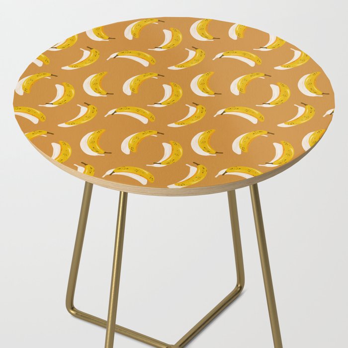 Banana Pattern - Ochre Side Table Gallery Image 2