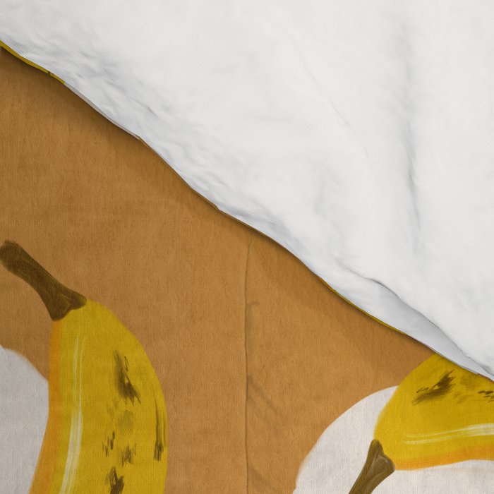 Banana Pattern - Ochre Comforter Gallery Image 4