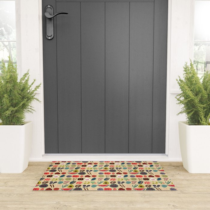 Fruit and Spice Rack Welcome Mat Gallery Image 3