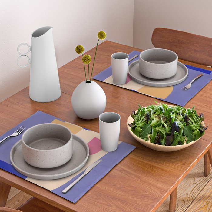 Modern Abstract Minimal Shapes 98 Placemat Gallery Image 2