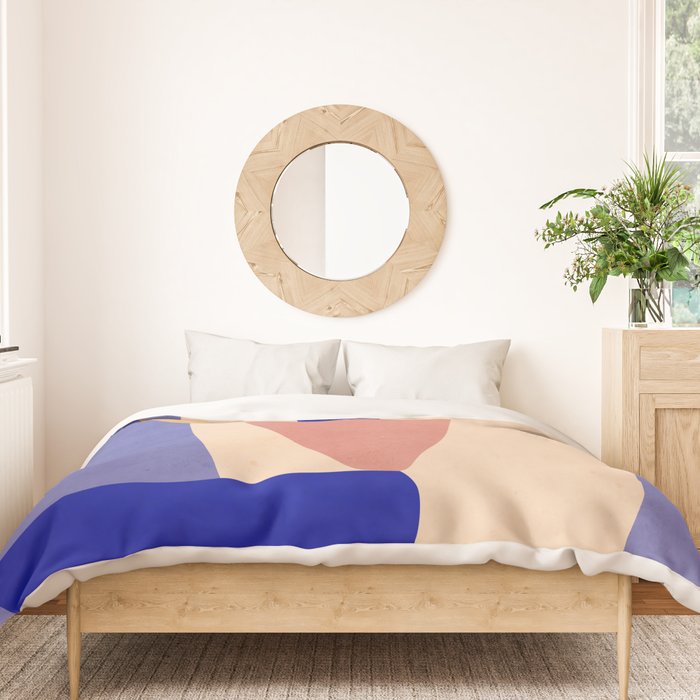 Modern Abstract Minimal Shapes 98 Duvet Cover Gallery Image 3