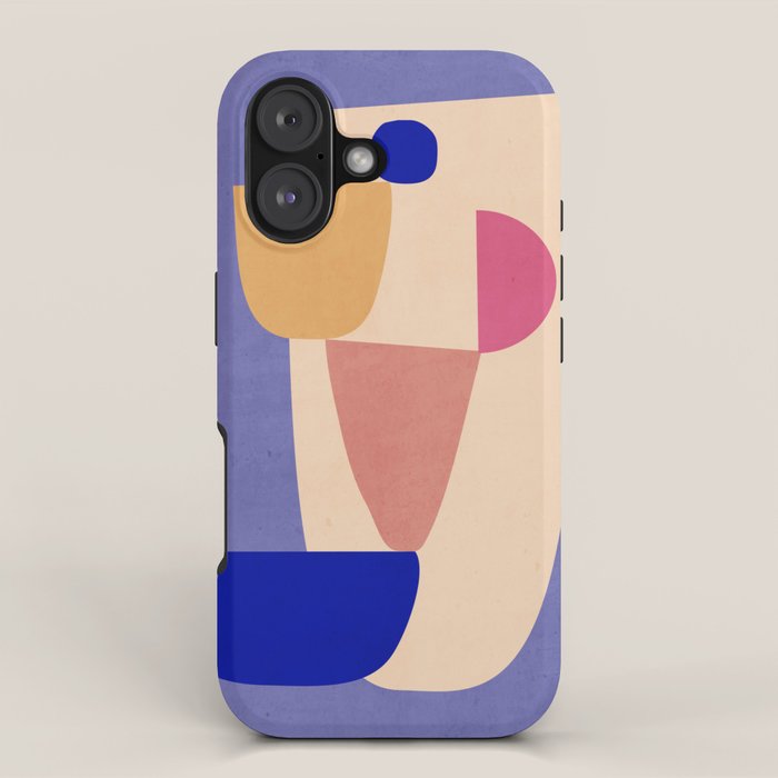 Modern Abstract Minimal Shapes 98 iPhone Case Gallery Image 1