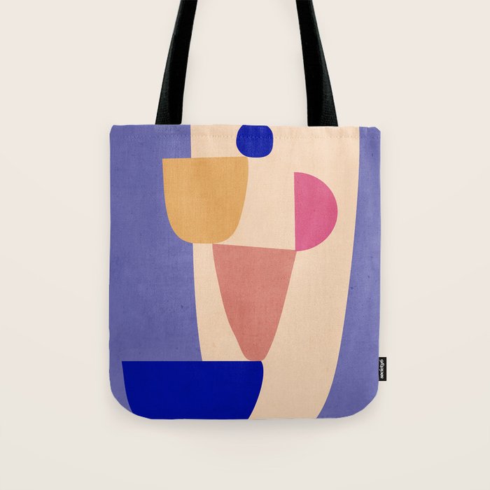 Modern Abstract Minimal Shapes 98 Tote Bag Gallery Image 1