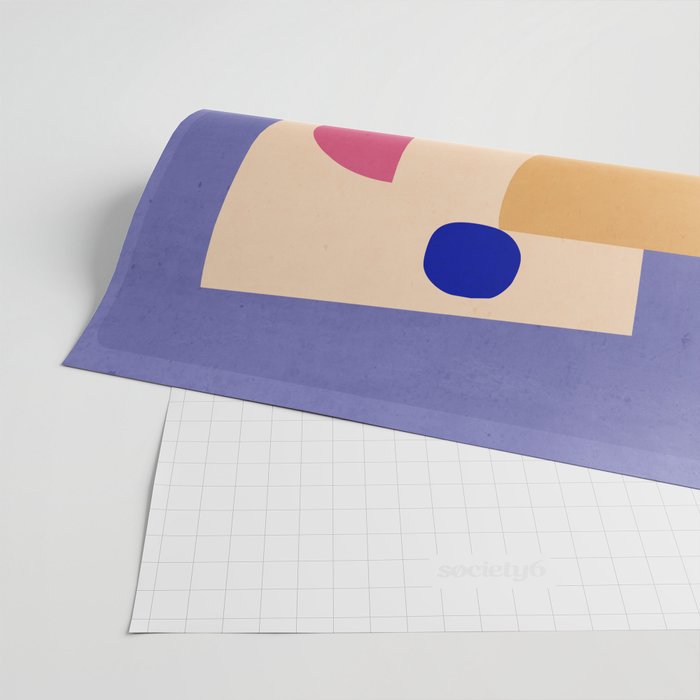 Modern Abstract Minimal Shapes 98 Wrapping Paper Gallery Image 2