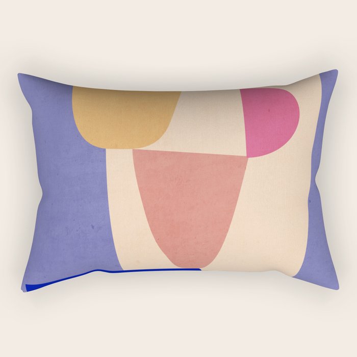 Modern Abstract Minimal Shapes 98 Rectangular Pillow Gallery Image 2