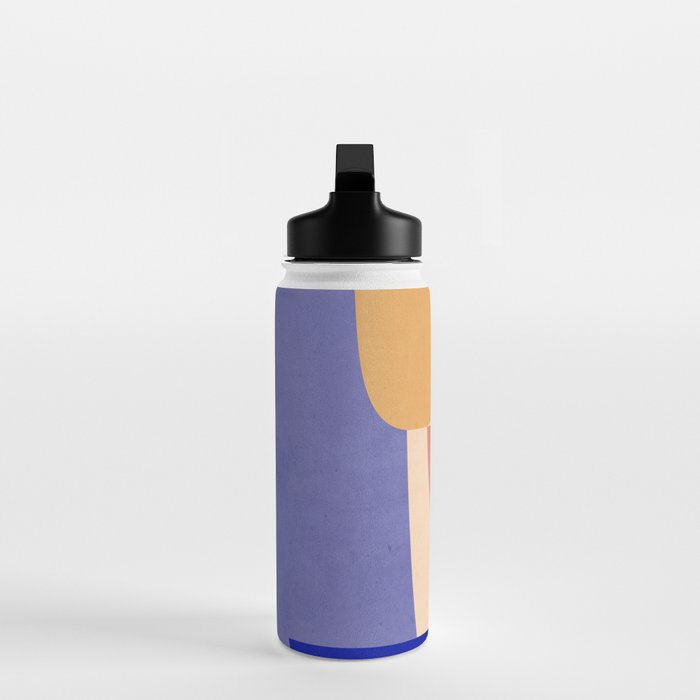 Modern Abstract Minimal Shapes 98 Water Bottle Gallery Image 3