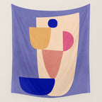 Modern Abstract Minimal Shapes 98 Wall Tapestry Gallery Image 4