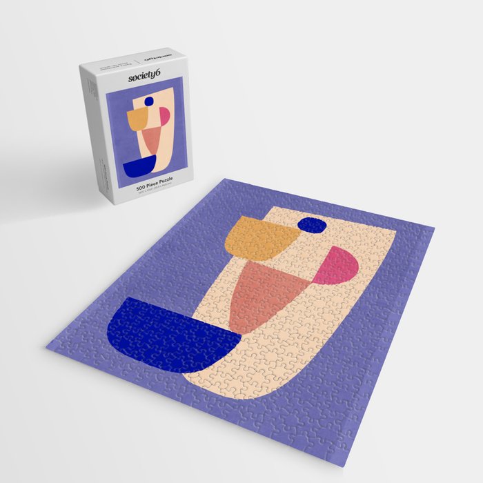Modern Abstract Minimal Shapes 98 Jigsaw Puzzle Gallery Image 2