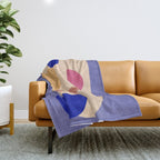 Modern Abstract Minimal Shapes 98 Throw Blanket Gallery Image 1