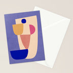 Modern Abstract Minimal Shapes 98 Stationery Card Gallery Image 2