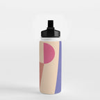 Modern Abstract Minimal Shapes 98 Water Bottle Gallery Image 2