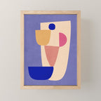 Modern Abstract Minimal Shapes 98 Mini Art Print Gallery Image 1